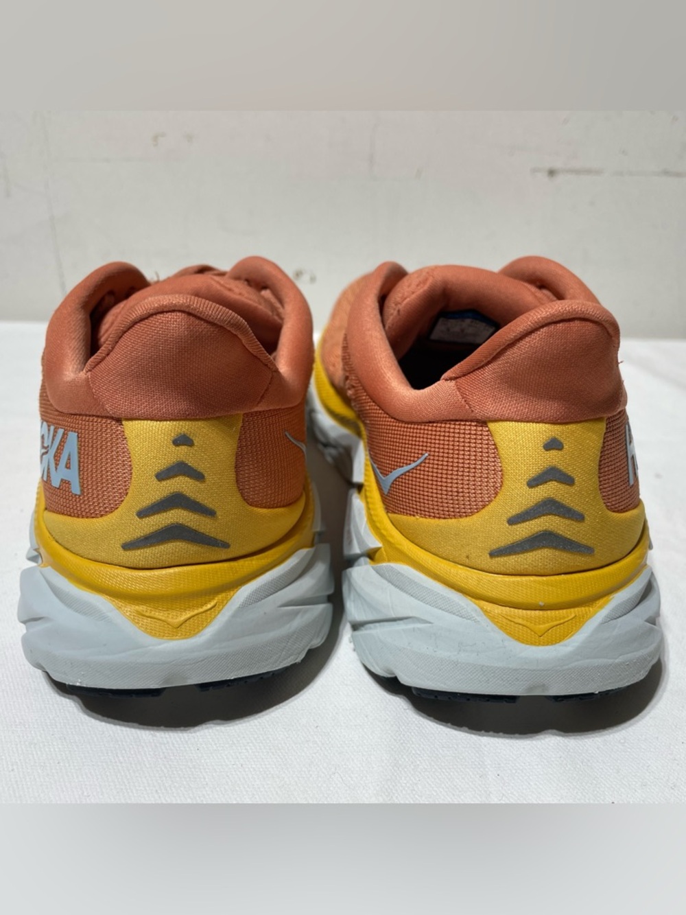 HOKA Clifton 8 Womens 7 Wide SBSCR Orange 1121375 Running Shoes Comfort - Picture 13 of 15